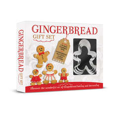 Set Regalo Gingerbread - 64 Pagine Con Copertina Rigida E Formine Per Biscotti