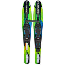 Obrien Vortex Junior 54 "sci D'acqua E Attacchi X7 - Verde Obrien Vortex Junior 54 "sci D'acqua E Attacchi X7 - Verde