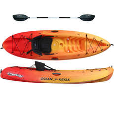 Ocean Kayak Frenzy - Sedersi Sul Top Kayak - Sunrise - Paddle Gratuito