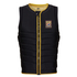 Mystic The Dom Wake Boarding Gilet Antiurto Con Zip Frontale - Nero / Giallo 220146