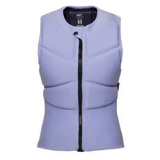 Mystic Womens Star Kite Surfing Gilet Impact Con Zip Frontale - Lilla Pastello