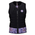 Giubbotto Antiurto Zodiac Wake Boarding Da Donna Mystic Con Cerniera Anteriore - Nero/viola