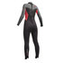 Gul Junior Risposta 4/3 Millimetri Muta Blindstitched - Nero / Rosso