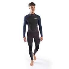Muta Gul Response 3/2Mm Flatlock Fullsuit  - Grigio/blu Navy - Re1321