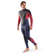 Muta Intera Gul Response 3/2Mm Flatlock  - Blu Navy/rosso - Re1321