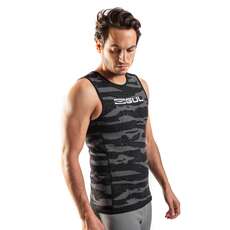 Gul Response 1.5Mm Gilet Muta Reversibile - Nero/mimetico - Re7302