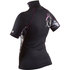 Gilet / Guardia Rash A Manica Corta Swami Da Donna Gul - Nero / Floreale - Rg0330-B7