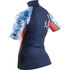 Gilet / Guardia Rash A Manica Corta Swami Da Donna Gul - Blu Scuro / Arancione - Rg0330-B7