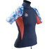 Gilet / Guardia Rash A Manica Corta Swami Da Donna Gul - Blu Scuro / Arancione - Rg0330-B7