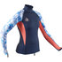 Gul Donna Swami Manica Lunga Rashvest - Navy / Orange - Rg0331-B7