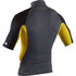Gul Xola Manica Corta Rashvest - Grigio / Giallo - Rg0338-B7