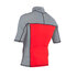 Manica Corta Gul Xola Mens Rash Vest / Guardia - Rosso / Grigio Profondo