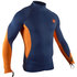 Gul Xola Manica Lunga Rashvest - Blu / Arancione - Rg0339-B7