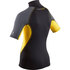 Gul Junior Manica Corta Rashvest - Nero / Giallo - Rg0341-B7