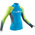Gilet / Guardia Rash Manica Lunga Gul Junior - Corallo / Lime - Rg0344-B7
