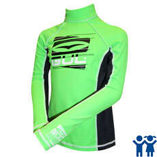 Gul Manica Lunga Junior Rash Vest / Guardia - Lime / Nero Gul Manica Lunga Junior Rash Vest / Guardia - Lime / Nero