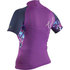 Gul Junior Girls Rashvest Manica Corta - Viola / Tie-Dye - Rg0345-B7