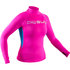 Gilet / Guardia Rash Manica Lunga Gul Junior Girls - Rosa / Blu - Rg0346-B7