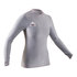 Maglietta Gul Junior Per Bambina Manica Lunga Rashvest - Grigio - Rg0374-B7