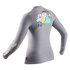 Maglietta Gul Junior Per Bambina Manica Lunga Rashvest - Grigio - Rg0374-B7