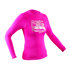 Maglietta Gul Junior Per Bambina Manica Lunga Rashvest - Rosa - Rg0374-B7