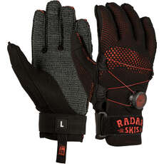 Guanti Da Sci Nautico Radar Airknit-K Boa Inside-Out - Nero/rosso