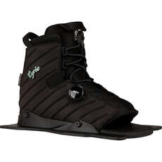 Radar Womens Lyric Boa Front Feather Frame Waterski Boot - Carbone