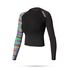Belly Mystic Dazzled Manica Lunga Cut Womens Rashvest - Arcobaleno