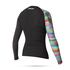 Mystic Dazzled Manica Lunga Womens Rashvest - Arcobaleno