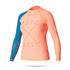 Mystic Mendina Manica Lunga Womens Rashvest - Coral