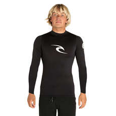 Rash Guard Uv Manica Lunga Rip Curl Corpo - Nero Rash Guard Uv Manica Lunga Rip Curl Corpo - Nero
