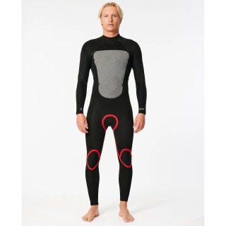 Muta Rip Curl Omega 3/2Mm Con Cuciture Invisibili - Nera