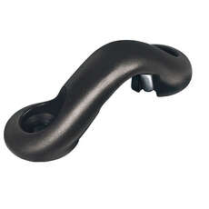 Ronstan Medium Cleat Passacavi Con Inserto In Filo - Nero