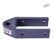 Seasure 2 Fori Top Rudder Gudgeon - 8 Mm - Opzionale Carbon Insert Bush