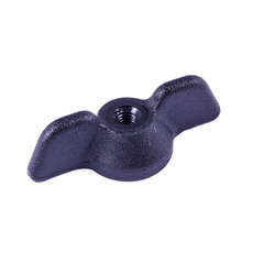 Seasure Rudder Wing Nut - Nylon Nero - M6 / M8