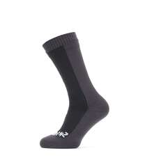 Calze Lunghe Di Media Lunghezza Impermeabili Sealskinz - Nere / Grigie Calze Lunghe Di Media Lunghezza Impermeabili Sealskinz - Nere / Grigie