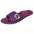 Infradito Da Donna Gumbies Slide Canvas - Purple Hibiscus
