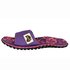 Infradito Da Donna Gumbies Slide Canvas - Purple Hibiscus