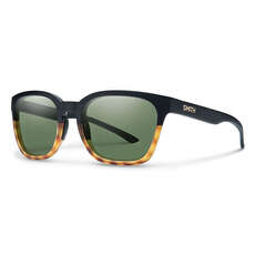 Occhiali Da Sole Smith Founder - Tartaruga Sbiadita Nera / Lente Verde Grigia