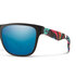 Occhiali Da Sole Smith Lowdown N - Nero Multicolore / Blu Polarizzato Chromapop