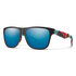 Occhiali Da Sole Smith Lowdown N - Nero Multicolore / Blu Polarizzato Chromapop