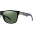 Occhiali Da Sole Smith Lowdown N - Nero Opaco / Verde Polarizzato Chromapop