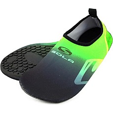 Scarpe Da Spiaggia Leggere Sola Active Soles - Nero Lime