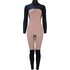 Muta Sola Nova 5/4Mm Con Cerniera Anteriore Da Donna - Nero/Ardesia