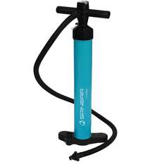 Spinera Double Action Sup Pump C/w Gauge - Blu