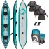 Kayak Spinera Hybris 500 Per 3 Persone Con Struttura Drop-Stitch Ad Alta Pressione - Verde Acqua