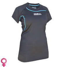 Gul Womens Codice Zero Maniche Corte Maglietta - Nero