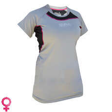 Gul Womens Codice Zero Maniche Corte Maglietta - Grigio / Nero