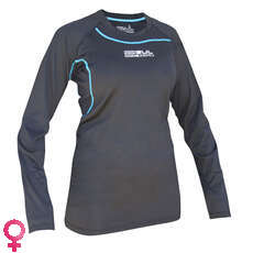 Gul Womens Codice Zero Maniche Lunghe Maglietta - Nero