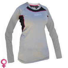Gul Womens Codice Zero Maniche Lunghe T Shirt - Grigio / Nero